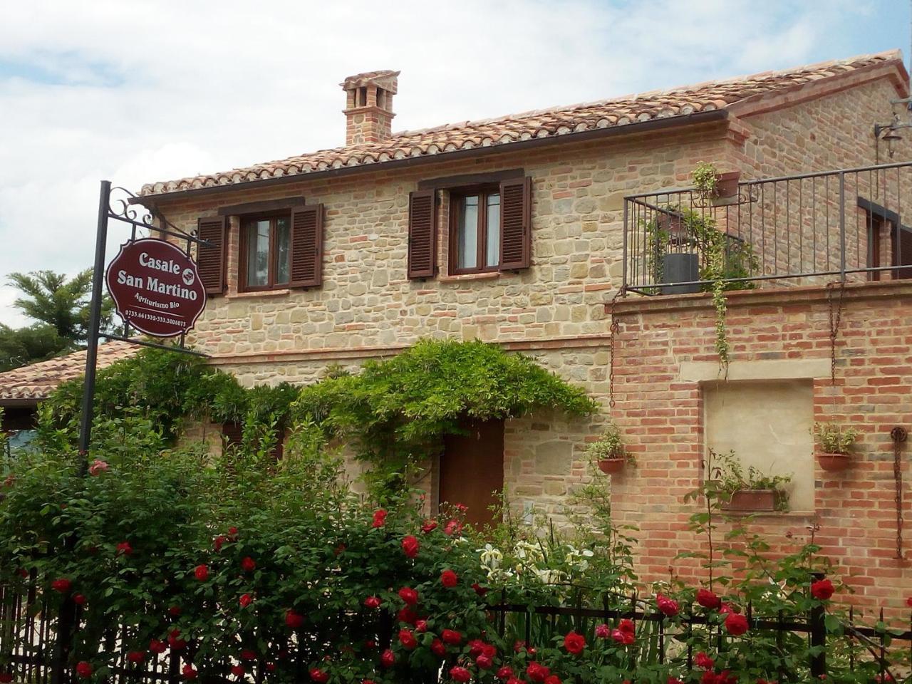 Casale San Martino Agriturismo Bio Sant'Angelo in Pontano Экстерьер фото